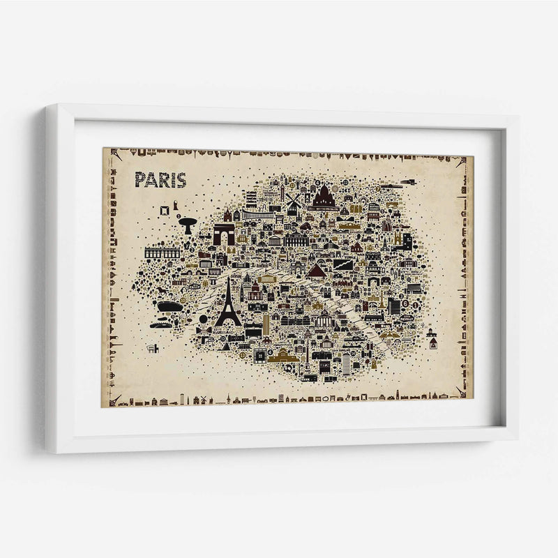 Ciudades Icónicas Antiguas-París - A Very Modern Dog | Cuadro decorativo de Canvas Lab