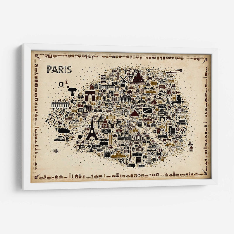 Ciudades Icónicas Antiguas-París - A Very Modern Dog | Cuadro decorativo de Canvas Lab