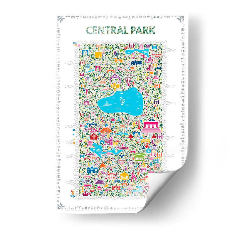 Colección Nueva York-Central Park - A Very Modern Dog | Cuadro decorativo de Canvas Lab