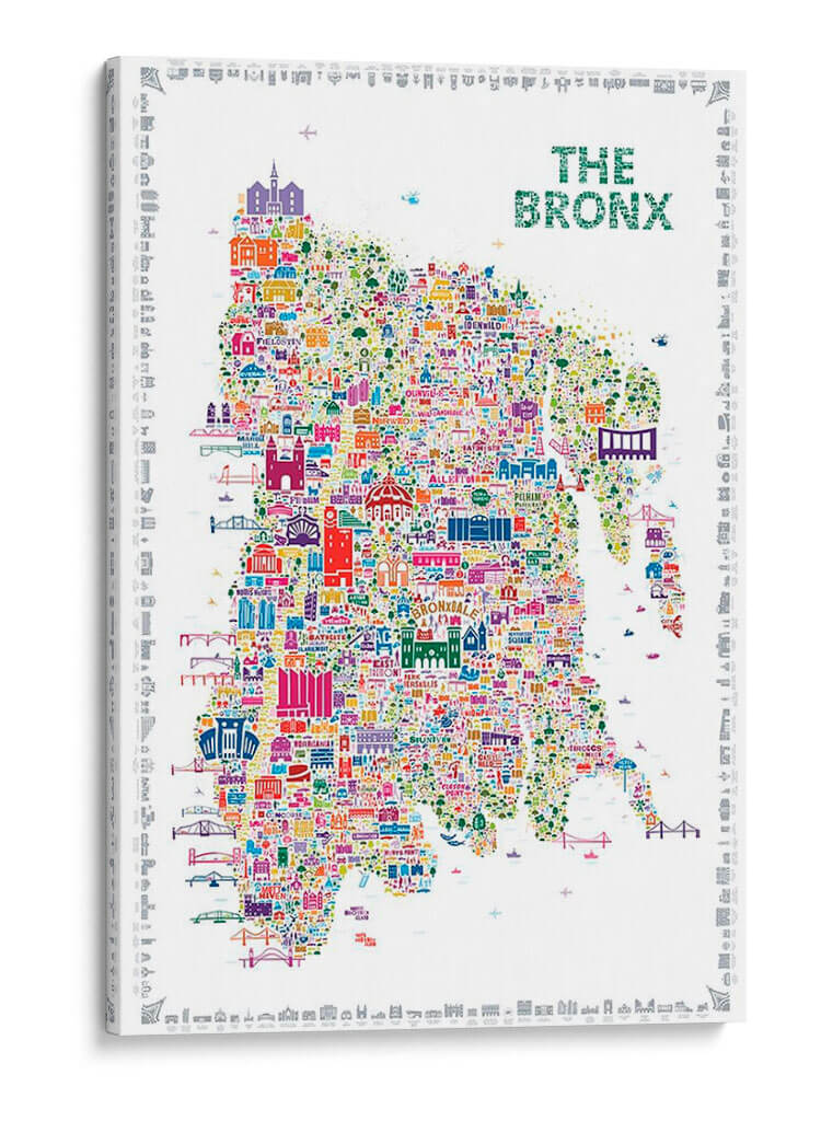 Colección Nueva York-Bronx - A Very Modern Dog | Cuadro decorativo de Canvas Lab