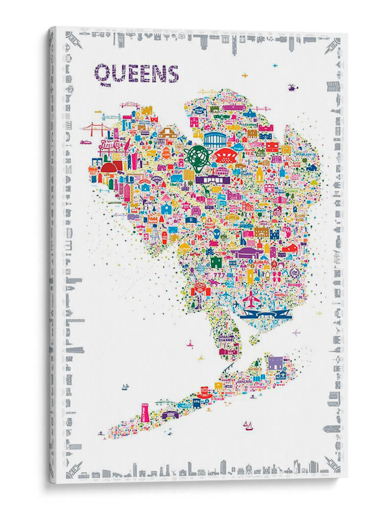 Colección De Nueva York-Queens - A Very Modern Dog | Cuadro decorativo de Canvas Lab