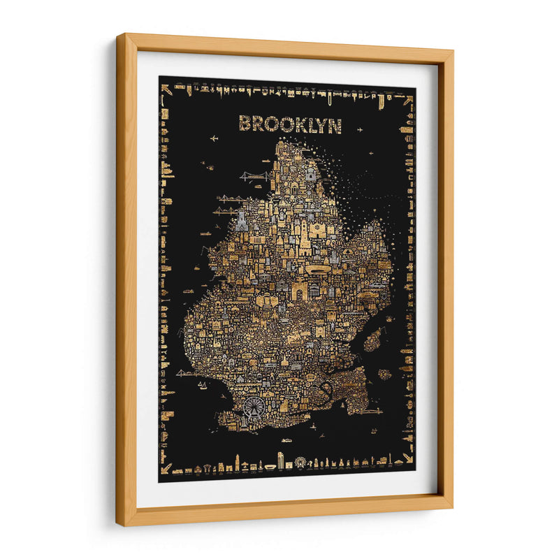 Glam Glam New York-Brooklyn - A Very Modern Dog | Cuadro decorativo de Canvas Lab