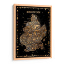 Glam Glam New York-Brooklyn - A Very Modern Dog | Cuadro decorativo de Canvas Lab