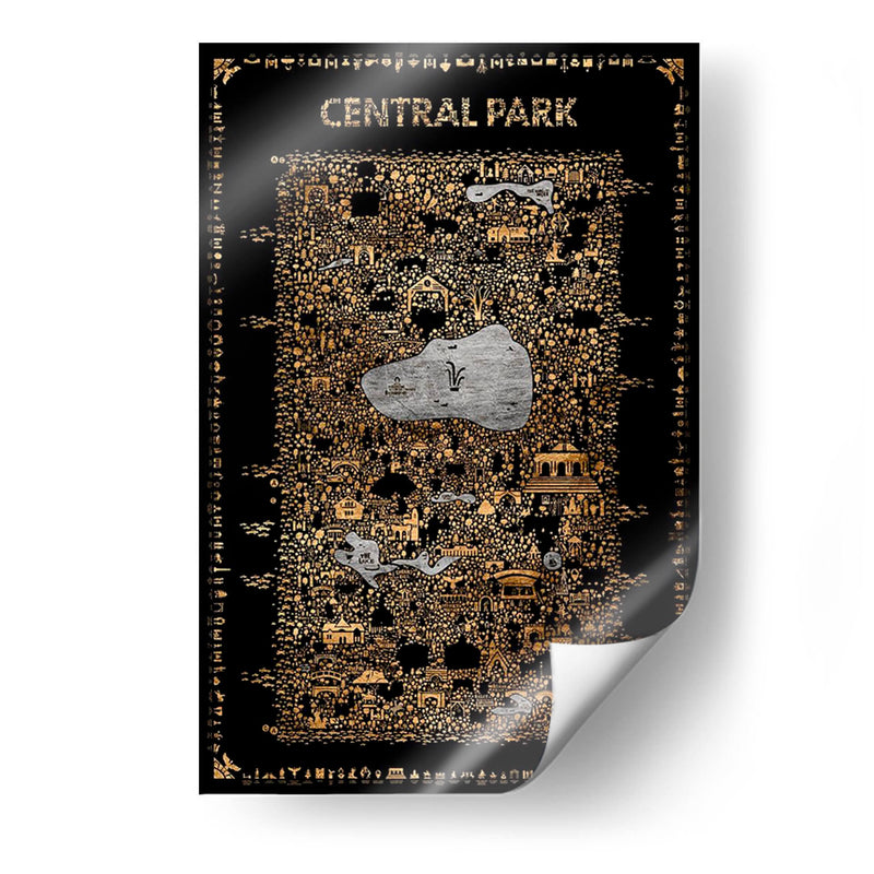 Glam Glam New York-Central Park - A Very Modern Dog | Cuadro decorativo de Canvas Lab