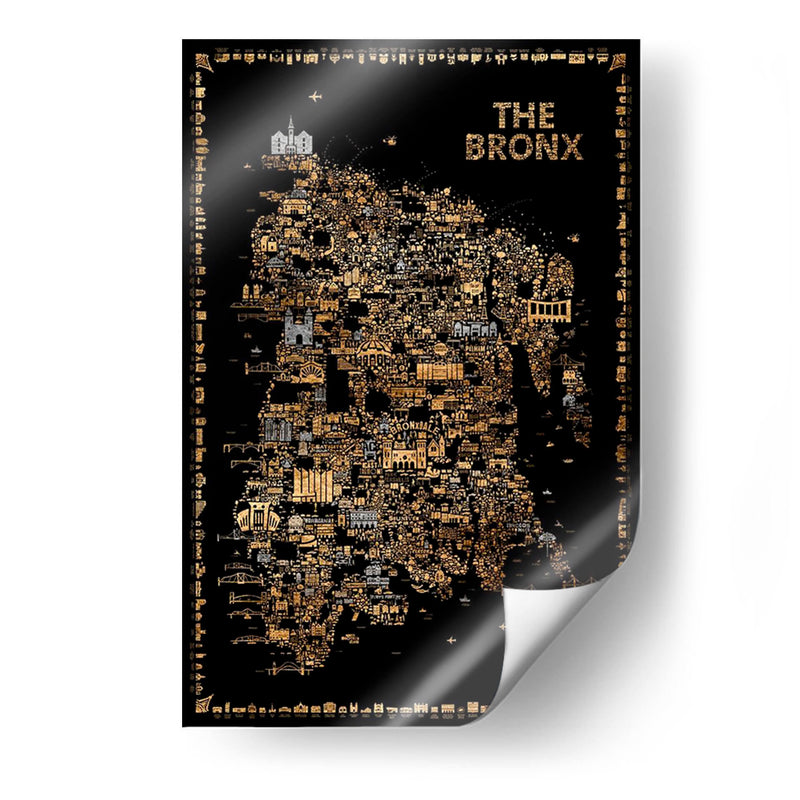 Glam Collection-Bronx - A Very Modern Dog | Cuadro decorativo de Canvas Lab