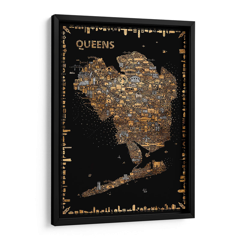 Glam Collection-Queens - A Very Modern Dog | Cuadro decorativo de Canvas Lab