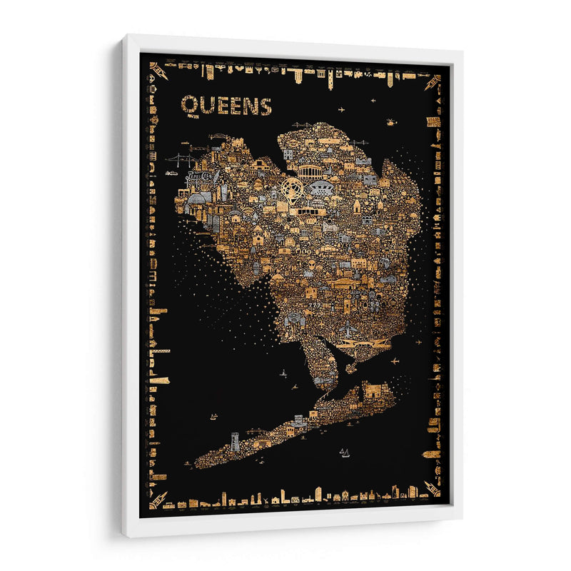 Glam Collection-Queens - A Very Modern Dog | Cuadro decorativo de Canvas Lab