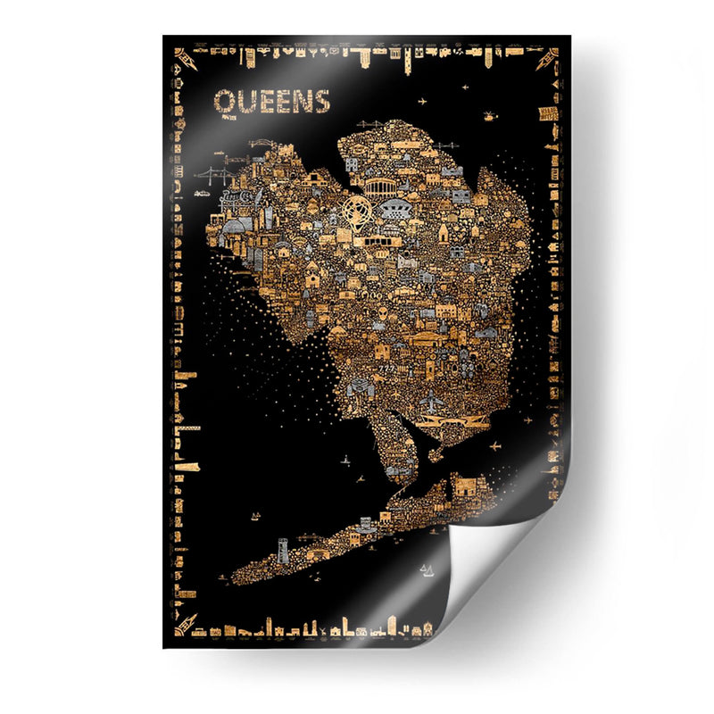 Glam Collection-Queens - A Very Modern Dog | Cuadro decorativo de Canvas Lab