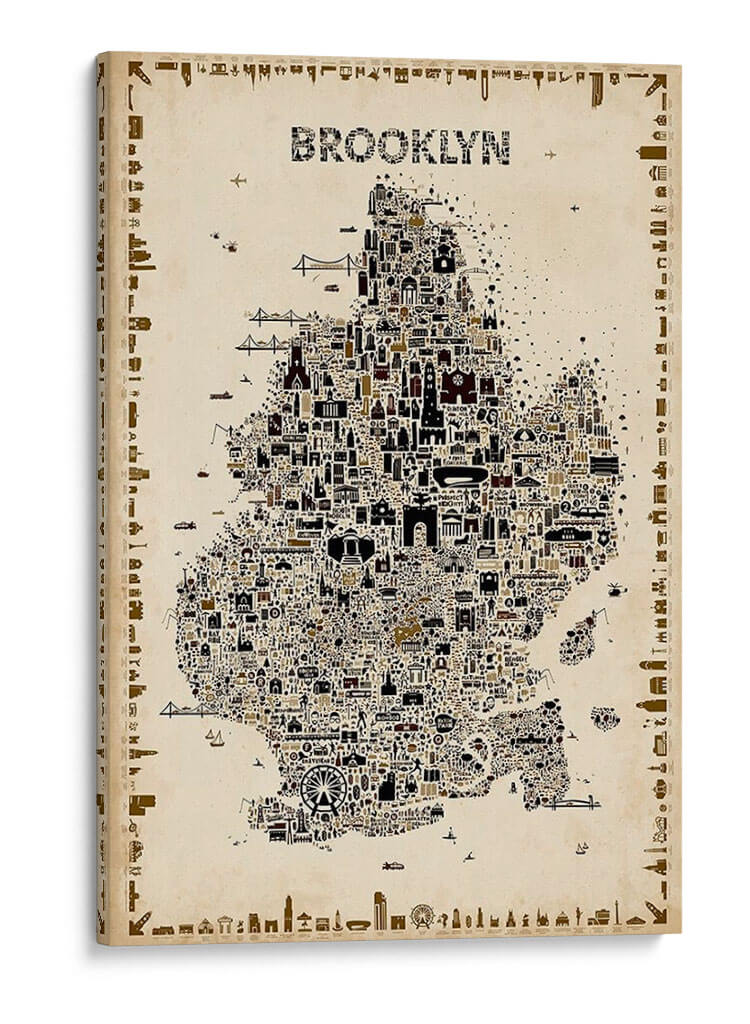 Colección Antigua De Nueva York-Brooklyn - A Very Modern Dog | Cuadro decorativo de Canvas Lab