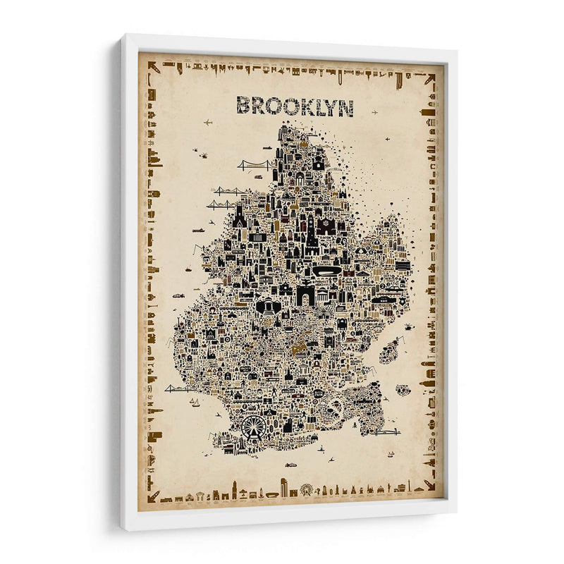 Colección Antigua De Nueva York-Brooklyn - A Very Modern Dog | Cuadro decorativo de Canvas Lab