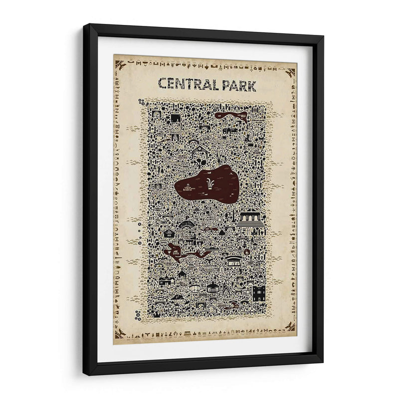 Colección De Antigua Nueva York-Central Parque - A Very Modern Dog | Cuadro decorativo de Canvas Lab