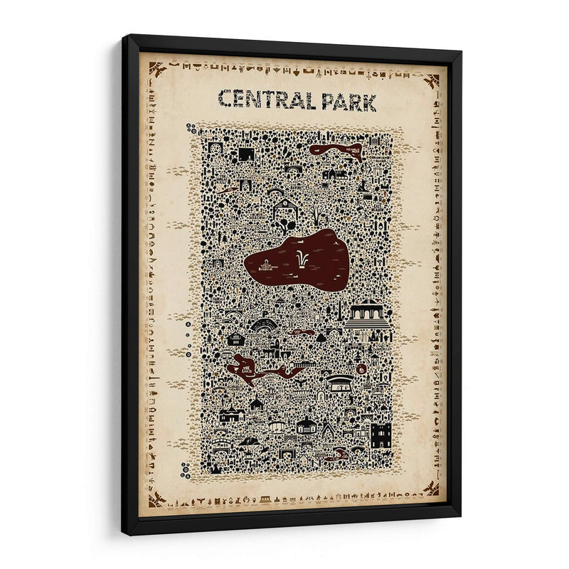 Colección De Antigua Nueva York-Central Parque - A Very Modern Dog | Cuadro decorativo de Canvas Lab