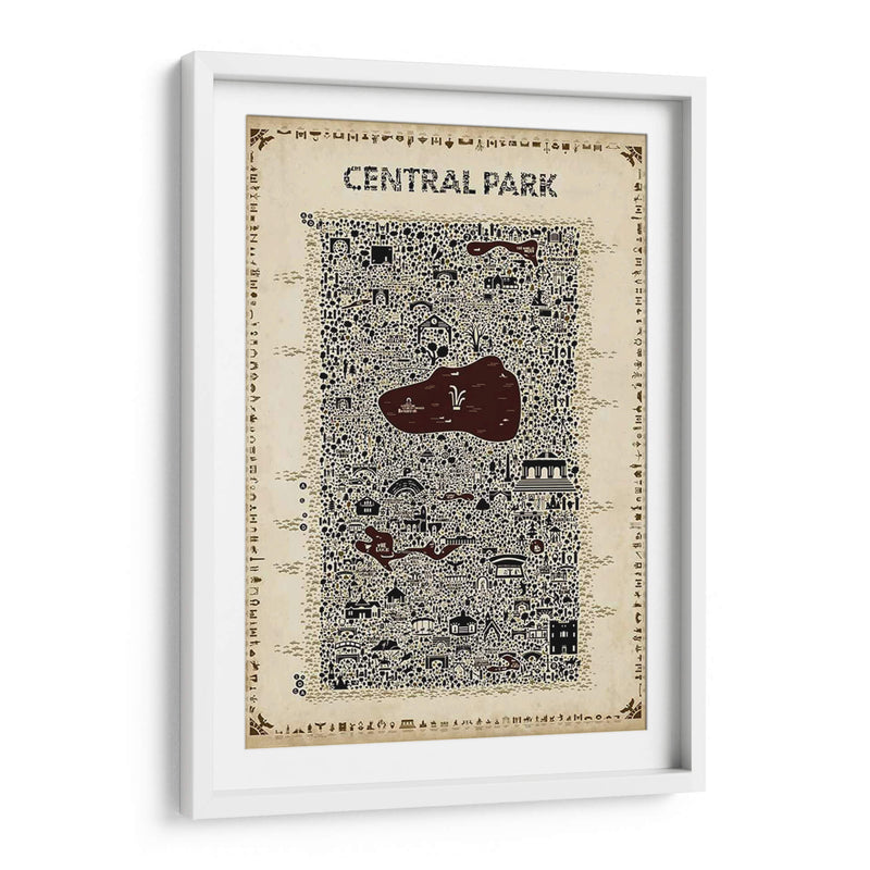 Colección De Antigua Nueva York-Central Parque - A Very Modern Dog | Cuadro decorativo de Canvas Lab