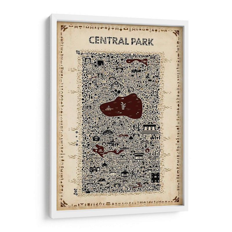 Colección De Antigua Nueva York-Central Parque - A Very Modern Dog | Cuadro decorativo de Canvas Lab