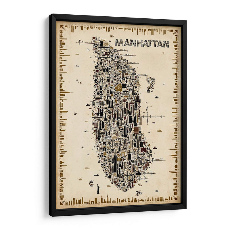 Colección Antigua De Nueva York-Manhattan - A Very Modern Dog | Cuadro decorativo de Canvas Lab