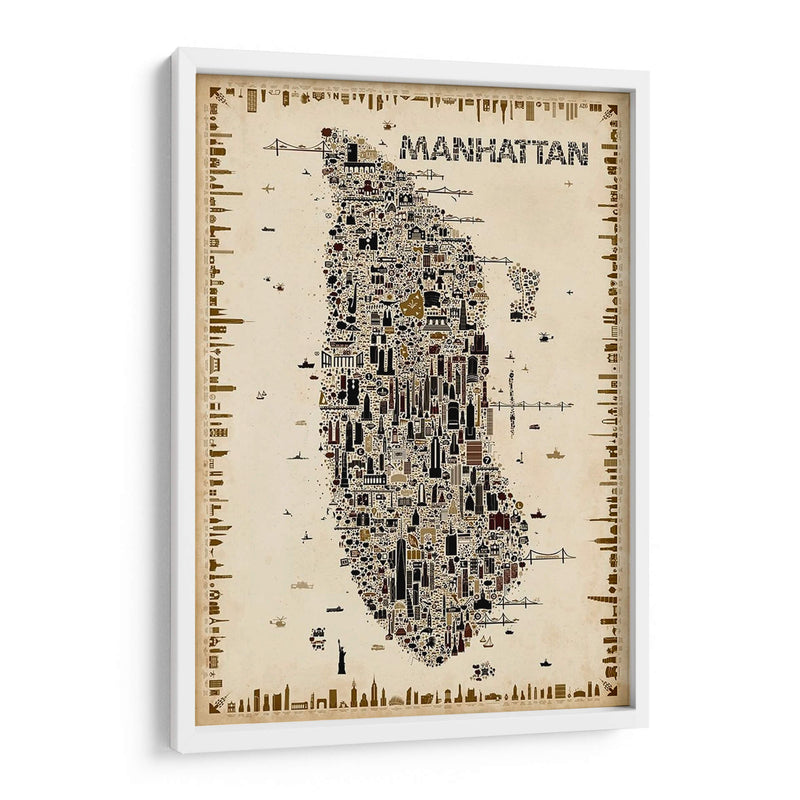 Colección Antigua De Nueva York-Manhattan - A Very Modern Dog | Cuadro decorativo de Canvas Lab