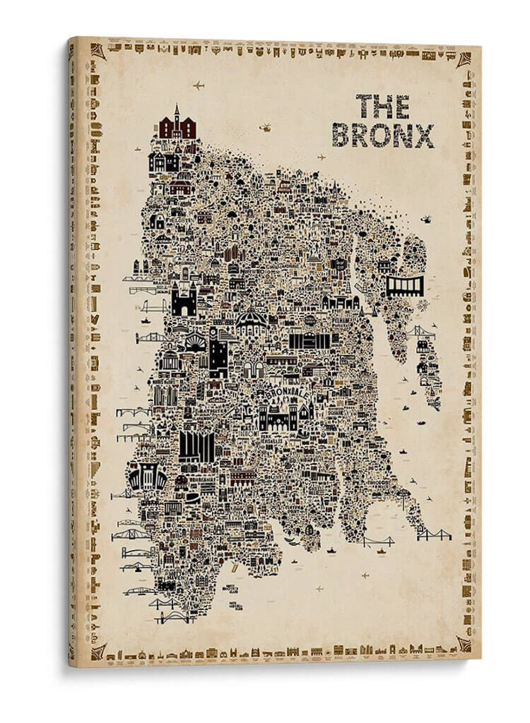 Colección Antigua Nueva York-Bronx - A Very Modern Dog | Cuadro decorativo de Canvas Lab