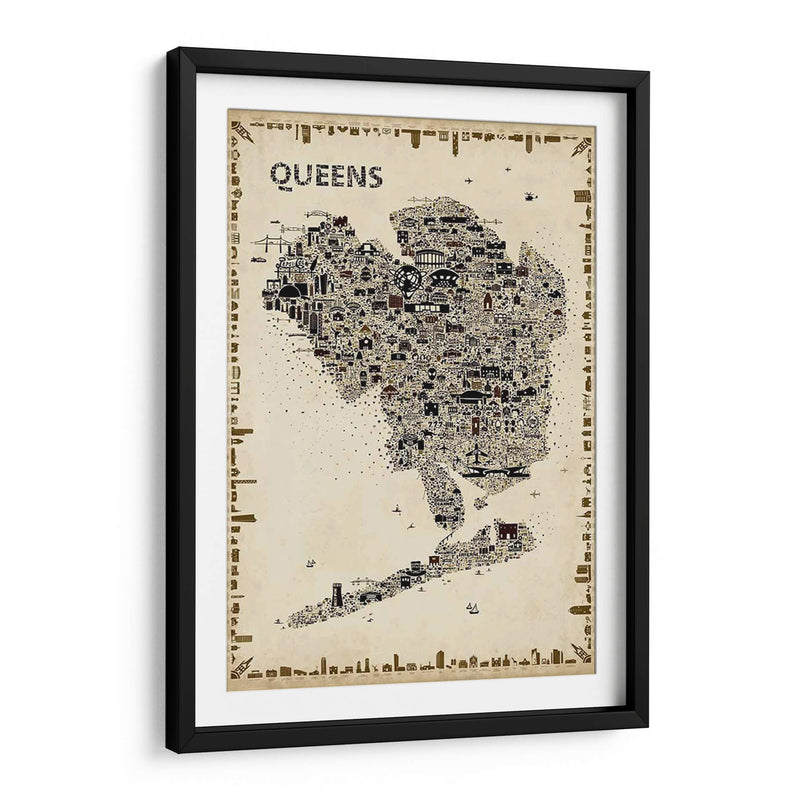 Colección De Nueva York Antigua Queens - A Very Modern Dog | Cuadro decorativo de Canvas Lab