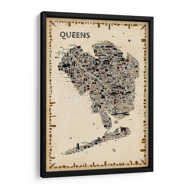 Colección De Nueva York Antigua Queens - A Very Modern Dog | Cuadro decorativo de Canvas Lab