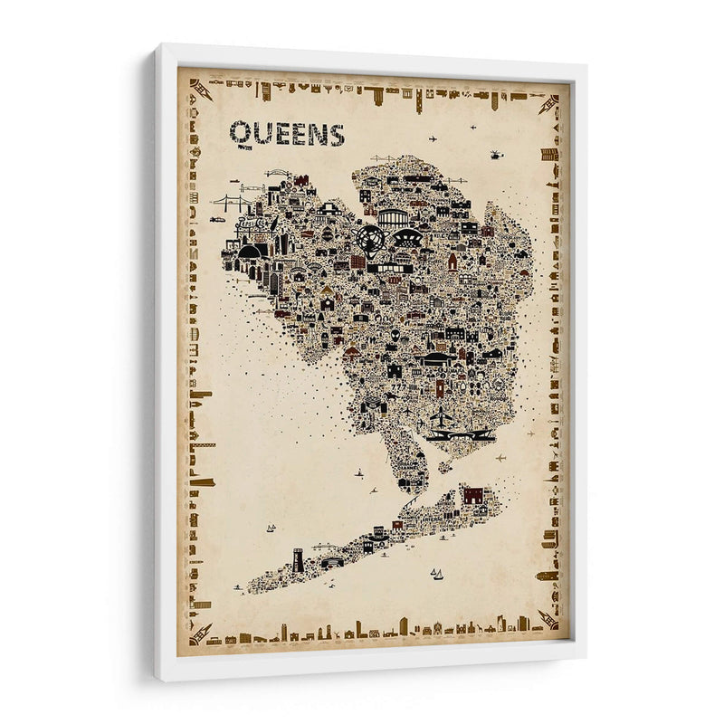 Colección De Nueva York Antigua Queens - A Very Modern Dog | Cuadro decorativo de Canvas Lab