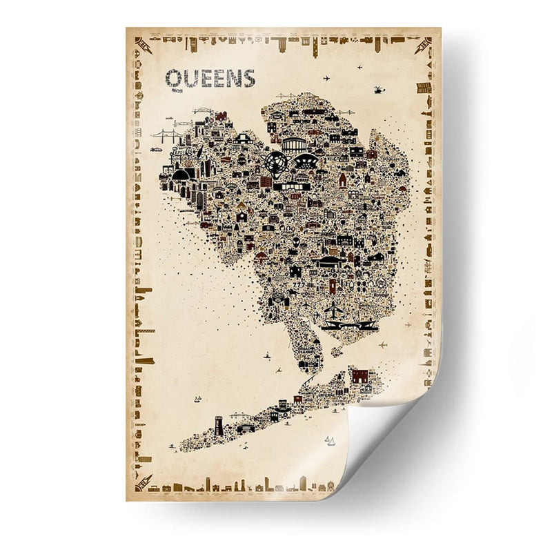 Colección De Nueva York Antigua Queens - A Very Modern Dog | Cuadro decorativo de Canvas Lab