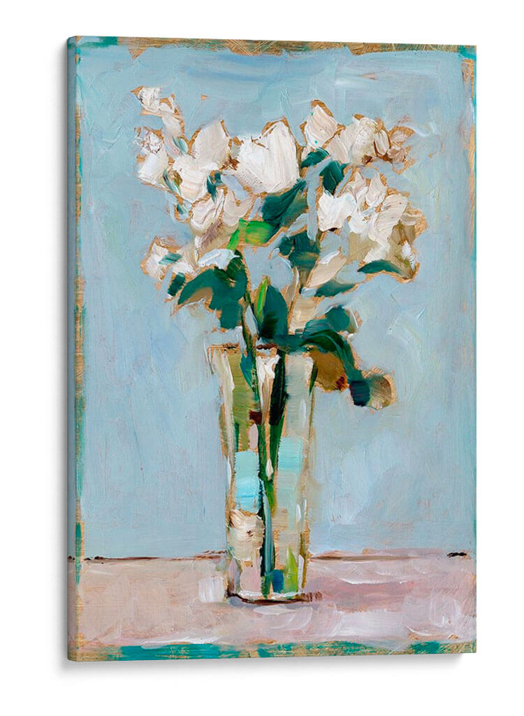 Arreglo Floral Blanco I - Ethan Harper | Cuadro decorativo de Canvas Lab