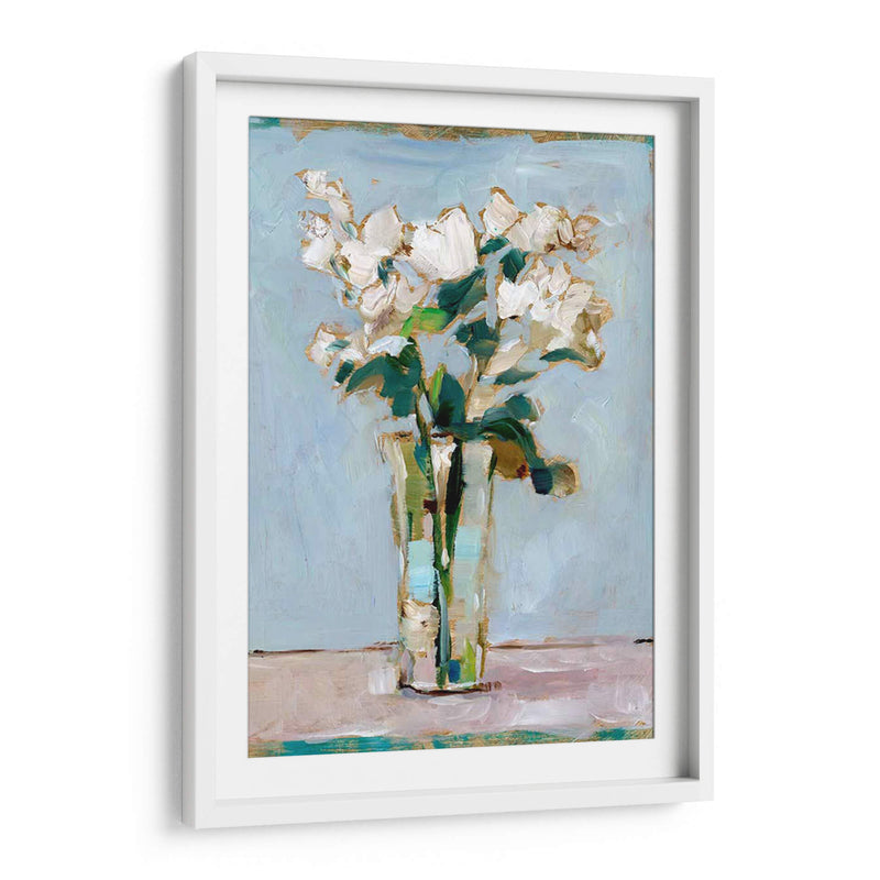 Arreglo Floral Blanco I - Ethan Harper | Cuadro decorativo de Canvas Lab