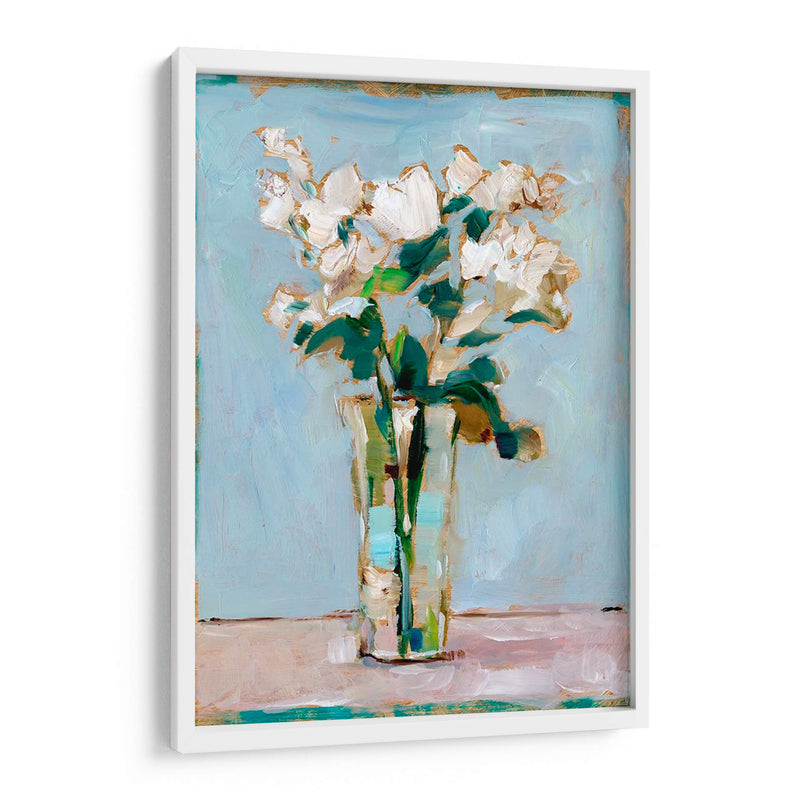 Arreglo Floral Blanco I - Ethan Harper | Cuadro decorativo de Canvas Lab