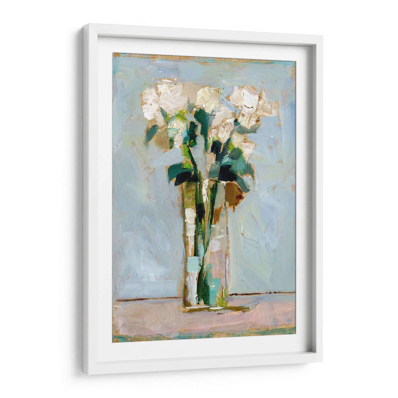 Arreglo Floral Blanco Ii - Ethan Harper | Cuadro decorativo de Canvas Lab