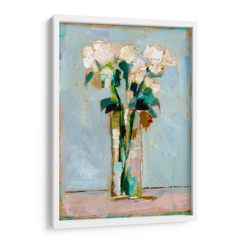 Arreglo Floral Blanco Ii - Ethan Harper | Cuadro decorativo de Canvas Lab