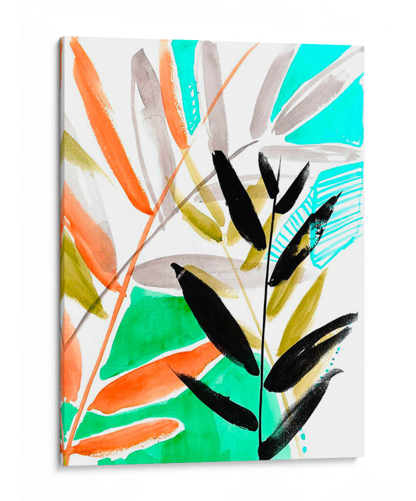 Frondas Vívidas I - Jennifer Goldberger | Cuadro decorativo de Canvas Lab