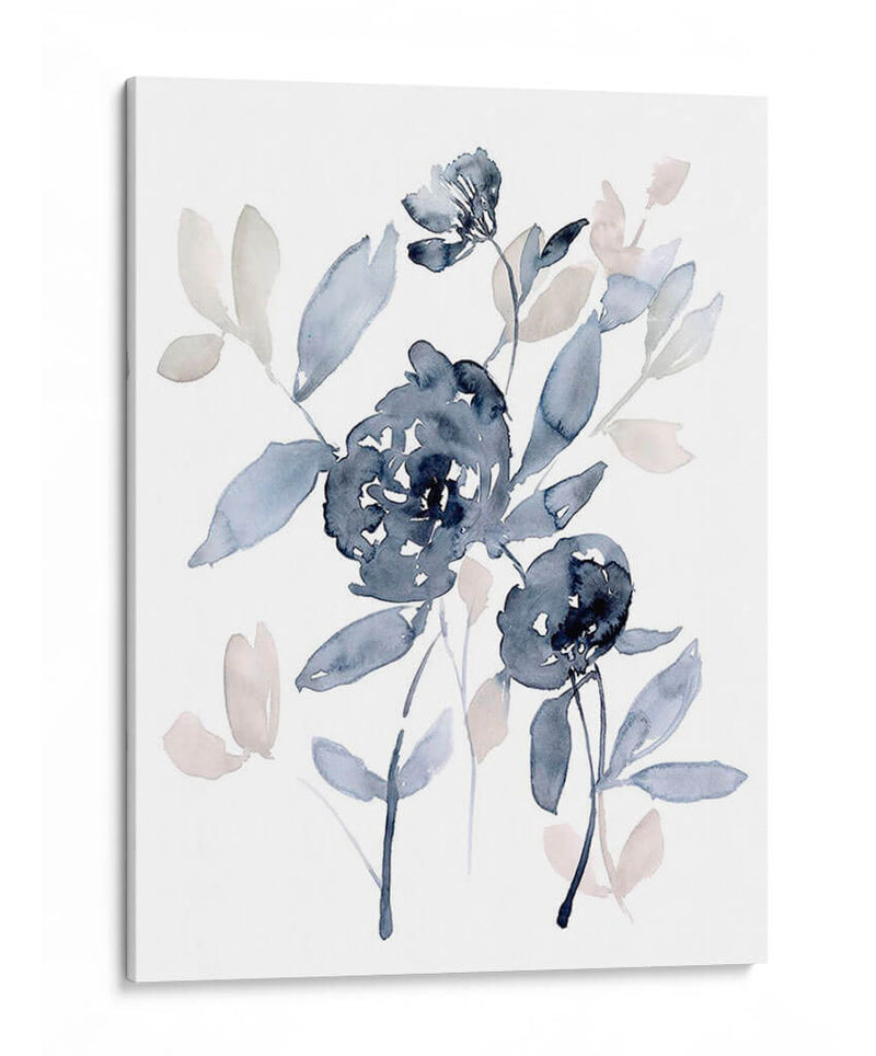 Peonies En Gris I - Jennifer Goldberger | Cuadro decorativo de Canvas Lab