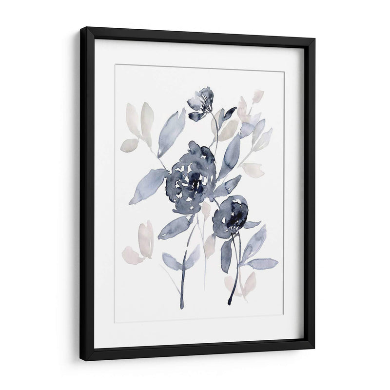 Peonies En Gris I - Jennifer Goldberger | Cuadro decorativo de Canvas Lab