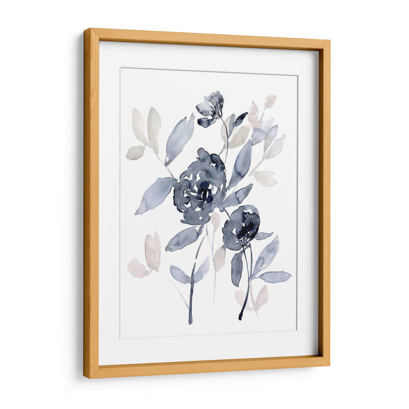 Peonies En Gris I - Jennifer Goldberger | Cuadro decorativo de Canvas Lab