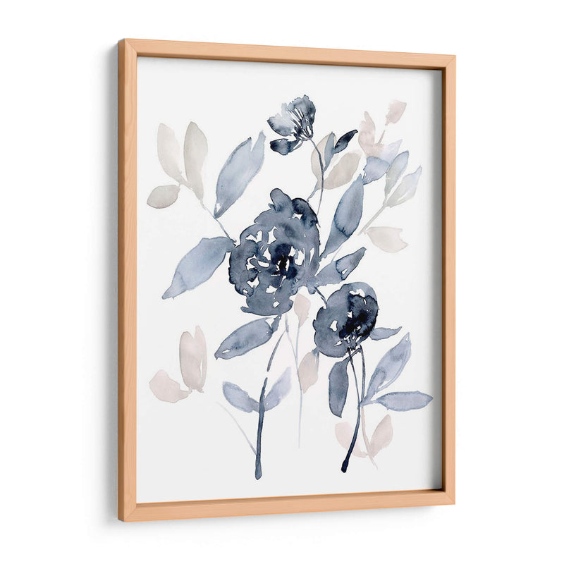 Peonies En Gris I - Jennifer Goldberger | Cuadro decorativo de Canvas Lab