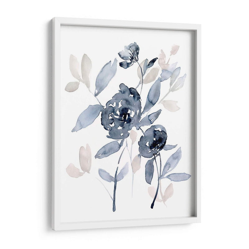 Peonies En Gris I - Jennifer Goldberger | Cuadro decorativo de Canvas Lab