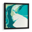 Fluyendo Teal I - Studio W | Cuadro decorativo de Canvas Lab