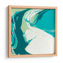 Fluyendo Teal I - Studio W | Cuadro decorativo de Canvas Lab