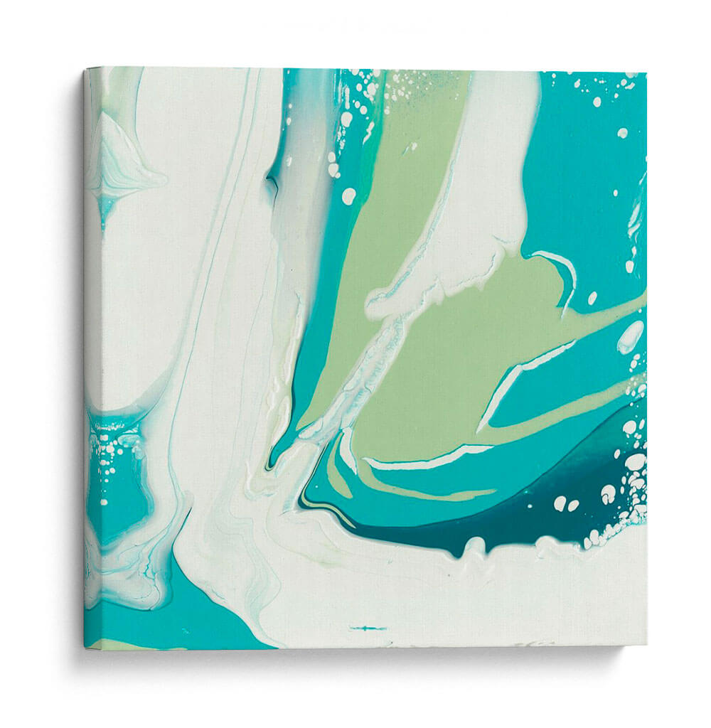 Fluyendo Teal Ii - Studio W | Cuadro decorativo de Canvas Lab