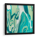 Fluyendo Teal Iii - Studio W | Cuadro decorativo de Canvas Lab