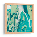 Fluyendo Teal Iii - Studio W | Cuadro decorativo de Canvas Lab