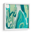 Fluyendo Teal Iii - Studio W | Cuadro decorativo de Canvas Lab