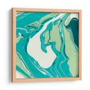 Fluyendo Teal Iv - Studio W | Cuadro decorativo de Canvas Lab