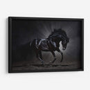 Caballo negro espectacular | Cuadro decorativo de Canvas Lab