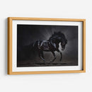 Caballo negro espectacular | Cuadro decorativo de Canvas Lab