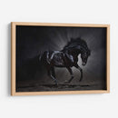 Caballo negro espectacular | Cuadro decorativo de Canvas Lab