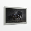 Caballo negro espectacular | Cuadro decorativo de Canvas Lab