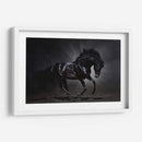 Caballo negro espectacular | Cuadro decorativo de Canvas Lab