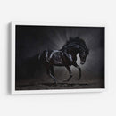 Caballo negro espectacular | Cuadro decorativo de Canvas Lab