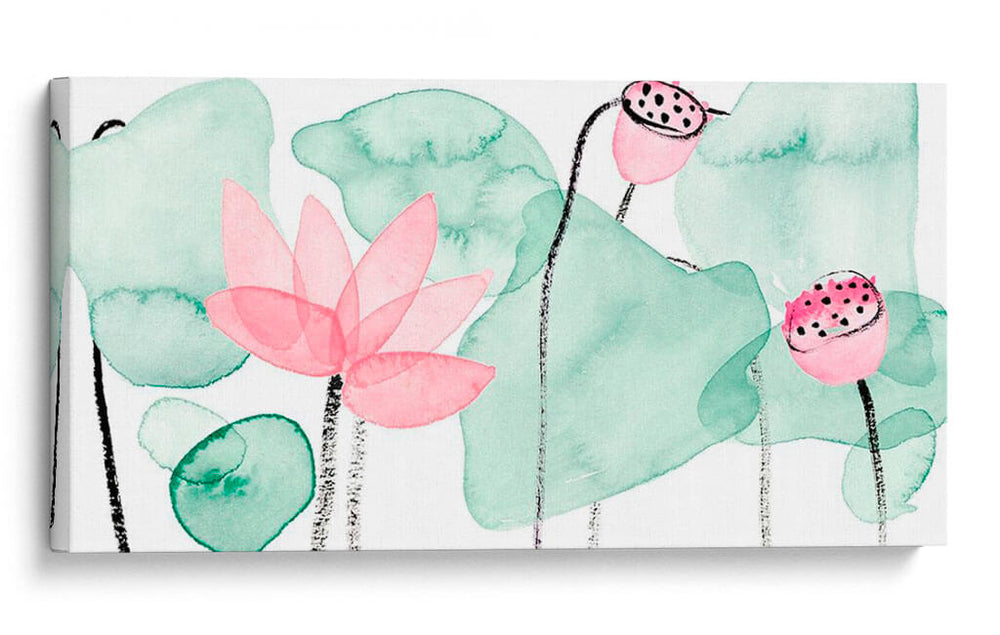 Lotus En La Naturaleza Iv - Melissa Wang | Cuadro decorativo de Canvas Lab